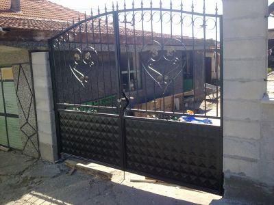 Порта от ковано желязо и декоративни елементи - Карловски - Плевен